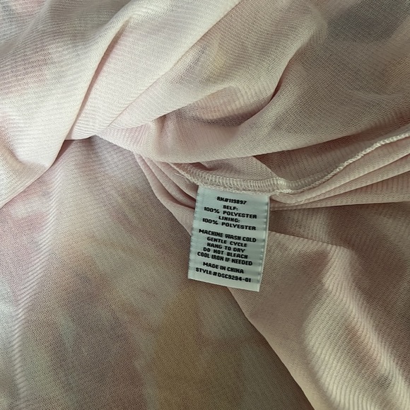 Collective Concepts Womens Blouson Dress Multicolor Floral Belt Scoop Ne… - Picture 4 of 4